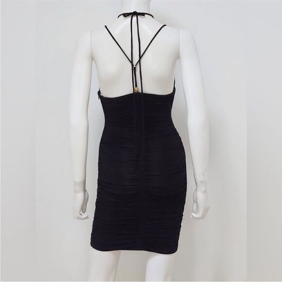 A.L.C NWT Anya Embellished Ruched Stretch-jersey
Mini Dress Black Size Small - Picture 12 of 12